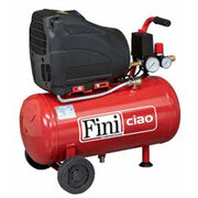 Sprężarka tłokowa Ciao, 8 bar, zbiornik 24 l, 230 V, 105 l/min., 1,1 kW - Fini